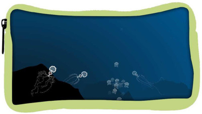 

Snoogg Eco Friendly Canvas Deep Sea Hunting Designer Student Pen Pencil Case Coin Purse Pouch Cosmetic Makeup Bag (GREEN) Pouch(Multicolor)