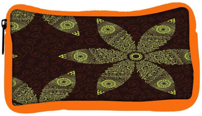

Snoogg Eco Friendly Canvas Floral Seamless Pattern Student Pen Pencil Case Coin Purse Pouch Cosmetic Makeup Bag (ORANGE) Pouch(Multicolor)