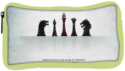 

Snoogg Eco Friendly Canvas Amazing Chess Quote Designer Student Pen Pencil Case Coin Purse Pouch Cosmetic Makeup Bag (GREEN) Pouch(Multicolor)