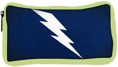 

Snoogg Eco Friendly Canvas White Lightning Vector Designer Student Pen Pencil Case Coin Purse Pouch Cosmetic Makeup Bag (GREEN) Pouch(Multicolor)