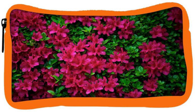 

Snoogg Eco Friendly Canvas Red And Green Leaves Designer Student Pen Pencil Case Coin Purse Pouch Cosmetic Makeup Bag (ORANGE) Pouch(Multicolor)
