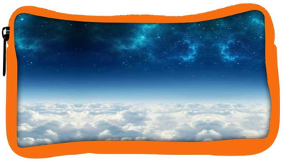 

Snoogg Eco Friendly Canvas Electric Sky Student Pen Pencil Case Coin Purse Pouch Cosmetic Makeup Bag (ORANGE) Pouch(Multicolor)
