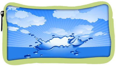 

Snoogg Eco Friendly Canvas Clear Water Splash Vector Student Pen Pencil Case Coin Purse Pouch Cosmetic Makeup Bag (GREEN) Pouch(Multicolor)