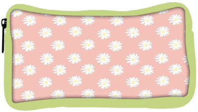 

Snoogg Eco Friendly Canvas Pink Flower Student Pen Pencil Case Coin Purse Pouch Cosmetic Makeup Bag (GREEN) Pouch(Multicolor)