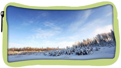 

Snoogg Eco Friendly Canvas Sunlight And Snow Designer Student Pen Pencil Case Coin Purse Pouch Cosmetic Makeup Bag (GREEN) Pouch(Multicolor)