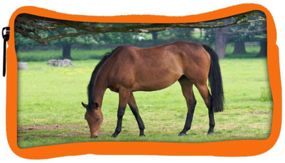 

Snoogg Eco Friendly Canvas Brown Horse Designer Student Pen Pencil Case Coin Purse Pouch Cosmetic Makeup Bag (ORANGE) Pouch(Multicolor)