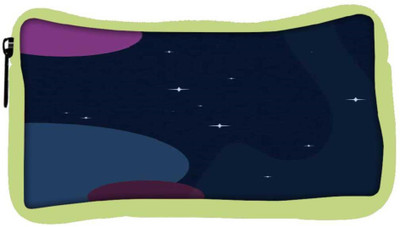 

Snoogg Eco Friendly Canvas Night Starts 2521 Student Pen Pencil Case Coin Purse Pouch Cosmetic Makeup Bag (GREEN) Pouch(Multicolor)