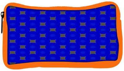 

Snoogg Eco Friendly Canvas Golden Blocks Blue Pattern Designer Student Pen Pencil Case Coin Purse Pouch Cosmetic Makeup Bag (ORANGE) Pouch(Multicolor)