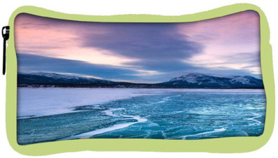 

Snoogg Eco Friendly Canvas Nature Frozen Sea Designer Student Pen Pencil Case Coin Purse Pouch Cosmetic Makeup Bag (GREEN) Pouch(Multicolor)