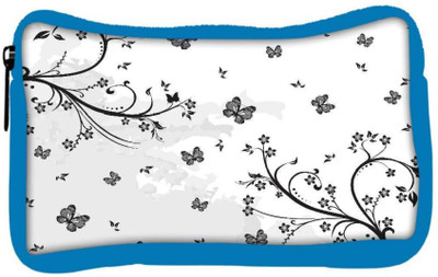 

Snoogg Eco Friendly Canvas Grey Butterflies Designer Student Pen Pencil Case Coin Purse Pouch Cosmetic Makeup Bag (BLUE) Pouch(Multicolor)
