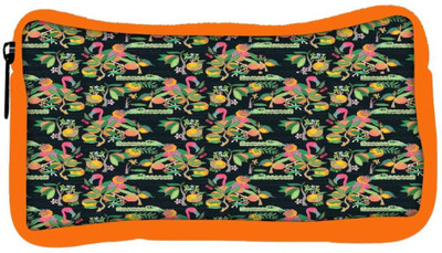 

Snoogg Eco Friendly Canvas Forest Croc Pattern Student Pen Pencil Case Coin Purse Pouch Cosmetic Makeup Bag (ORANGE) Pouch(Multicolor)