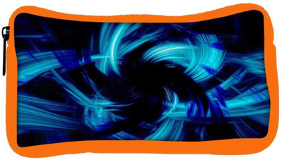 

Snoogg Eco Friendly Canvas Abstract Blue Smoke Designer Student Pen Pencil Case Coin Purse Pouch Cosmetic Makeup Bag (ORANGE) Pouch(Multicolor)
