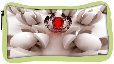 

Snoogg Eco Friendly Canvas Crystal Red Circle Designer Student Pen Pencil Case Coin Purse Pouch Cosmetic Makeup Bag (GREEN) Pouch(Multicolor)