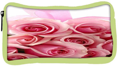 

Snoogg Eco Friendly Canvas Pink Flower Student Pen Pencil Case Coin Purse Pouch Cosmetic Makeup Bag (GREEN) Pouch(Multicolor)