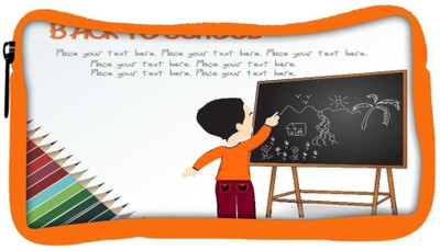 

Snoogg Eco Friendly Canvas Cute Boy Standing In Front Of Blackboard Student Pen Pencil Case Coin Purse Pouch Cosmetic Makeup Bag (ORANGE) Pouch(Multicolor)