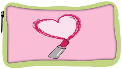 

Snoogg Eco Friendly Canvas Lipstick Love Student Pen Pencil Case Coin Purse Pouch Cosmetic Makeup Bag (GREEN) Pouch(Multicolor)