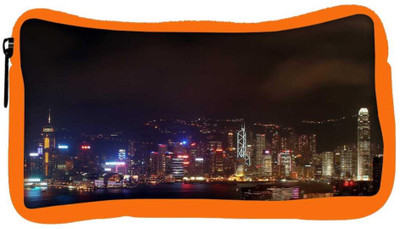 

Snoogg Eco Friendly Canvas Colorful City At Night Designer Student Pen Pencil Case Coin Purse Pouch Cosmetic Makeup Bag (ORANGE) Pouch(Multicolor)