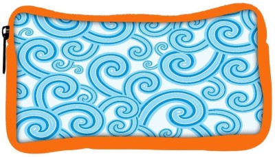 

Snoogg Eco Friendly Canvas Abstract Blue Pattern 1 Designer Student Pen Pencil Case Coin Purse Pouch Cosmetic Makeup Bag (ORANGE) Pouch(Multicolor)