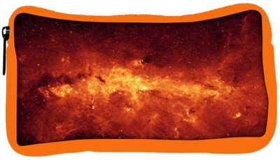 

Snoogg Eco Friendly Canvas Milky Way And Galaxy Designer Student Pen Pencil Case Coin Purse Pouch Cosmetic Makeup Bag (ORANGE) Pouch(Multicolor)