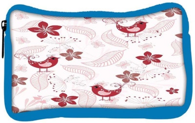 

Snoogg Eco Friendly Canvas Red Bird Designer Student Pen Pencil Case Coin Purse Pouch Cosmetic Makeup Bag (BLUE) Pouch(Multicolor)