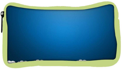 

Snoogg Eco Friendly Canvas Blue And White Clouds Designer Student Pen Pencil Case Coin Purse Pouch Cosmetic Makeup Bag (GREEN) Pouch(Multicolor)