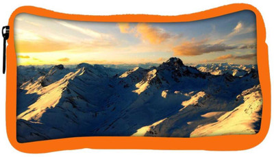 

Snoogg Eco Friendly Canvas Snow Mountains Designer Student Pen Pencil Case Coin Purse Pouch Cosmetic Makeup Bag (ORANGE) Pouch(Multicolor)