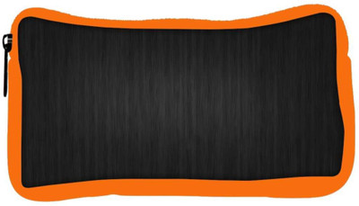 

Snoogg Eco Friendly Canvas Black Wood Designer Student Pen Pencil Case Coin Purse Pouch Cosmetic Makeup Bag (ORANGE) Pouch(Multicolor)