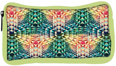 

Snoogg Eco Friendly Canvas Mosaic 2660 Student Pen Pencil Case Coin Purse Pouch Cosmetic Makeup Bag (GREEN) Pouch(Multicolor)