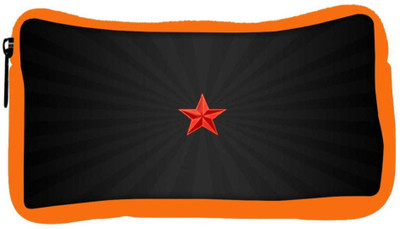 

Snoogg Eco Friendly Canvas Red Star Designer Student Pen Pencil Case Coin Purse Pouch Cosmetic Makeup Bag (ORANGE) Pouch(Multicolor)