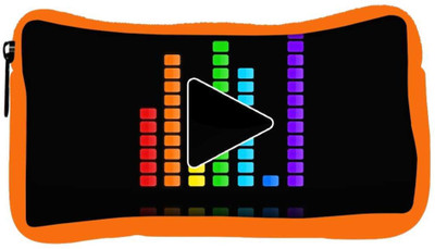 

Snoogg Eco Friendly Canvas Play The Music Designer Student Pen Pencil Case Coin Purse Pouch Cosmetic Makeup Bag (ORANGE) Pouch(Multicolor)