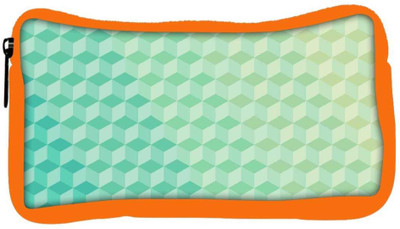 

Snoogg Eco Friendly Canvas Abstract Green Pattern Designer Student Pen Pencil Case Coin Purse Pouch Cosmetic Makeup Bag (ORANGE) Pouch(Multicolor)