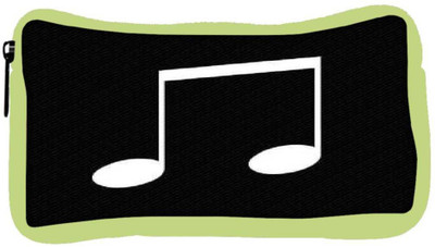 

Snoogg Eco Friendly Canvas Music Minimal Student Pen Pencil Case Coin Purse Pouch Cosmetic Makeup Bag (GREEN) Pouch(Multicolor)