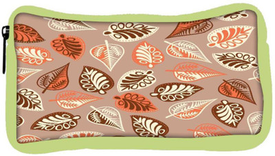 

Snoogg Eco Friendly Canvas Multicolor Leaves Designer Student Pen Pencil Case Coin Purse Pouch Cosmetic Makeup Bag (GREEN) Pouch(Multicolor)