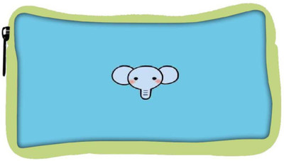 

Snoogg Eco Friendly Canvas Minimal Baby Elephant Student Pen Pencil Case Coin Purse Pouch Cosmetic Makeup Bag (GREEN) Pouch(Multicolor)