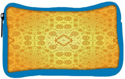 

Snoogg Eco Friendly Canvas Abstract Yellow Pattern Designer Student Pen Pencil Case Coin Purse Pouch Cosmetic Makeup Bag (BLUE) Pouch(Multicolor)