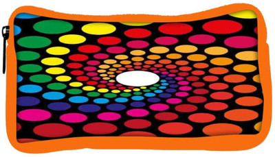 

Snoogg Eco Friendly Canvas Spiraling Circles 2791 Student Pen Pencil Case Coin Purse Pouch Cosmetic Makeup Bag (ORANGE) Pouch(Multicolor)