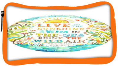 

Snoogg Eco Friendly Canvas Live Fully Student Pen Pencil Case Coin Purse Pouch Cosmetic Makeup Bag (ORANGE) Pouch(Multicolor)