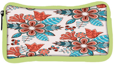 

Snoogg Eco Friendly Canvas Abstract Floral Background Student Pen Pencil Case Coin Purse Pouch Cosmetic Makeup Bag (GREEN) Pouch(Multicolor)