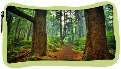 

Snoogg Eco Friendly Canvas Patternd Forest Designer Student Pen Pencil Case Coin Purse Pouch Cosmetic Makeup Bag (GREEN) Pouch(Multicolor)