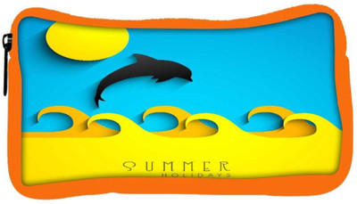 

Snoogg Eco Friendly Canvas Abstract Summer Background Student Pen Pencil Case Coin Purse Pouch Cosmetic Makeup Bag (ORANGE) Pouch(Multicolor)
