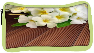 

Snoogg Eco Friendly Canvas Butterfly On Flowers Student Pen Pencil Case Coin Purse Pouch Cosmetic Makeup Bag (GREEN) Pouch(Multicolor)