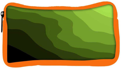 

Snoogg Eco Friendly Canvas Digital Green Waves 2398 Student Pen Pencil Case Coin Purse Pouch Cosmetic Makeup Bag (ORANGE) Pouch(Multicolor)