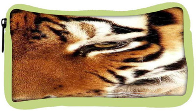 

Snoogg Eco Friendly Canvas Tiger 22 Student Pen Pencil Case Coin Purse Pouch Cosmetic Makeup Bag (GREEN) Pouch(Multicolor)