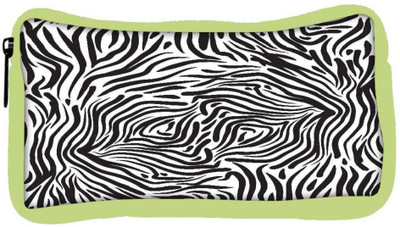 

Snoogg Eco Friendly Canvas Zebra Pattern Designer Student Pen Pencil Case Coin Purse Pouch Cosmetic Makeup Bag (GREEN) Pouch(Multicolor)