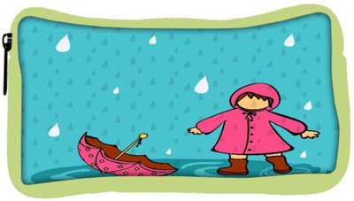 

Snoogg Eco Friendly Canvas Abstract Rainy Season Background With Cute Kid Student Pen Pencil Case Coin Purse Pouch Cosmetic Makeup Bag (GREEN) Pouch(Multicolor)