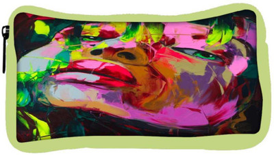 

Snoogg Eco Friendly Canvas Shyla Painting Student Pen Pencil Case Coin Purse Pouch Cosmetic Makeup Bag (GREEN) Pouch(Multicolor)