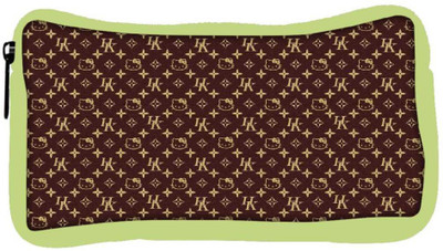 

Snoogg Eco Friendly Canvas Multiple Cat Art Design Designer Student Pen Pencil Case Coin Purse Pouch Cosmetic Makeup Bag (GREEN) Pouch(Multicolor)