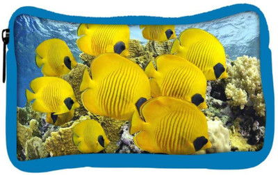 

Snoogg Eco Friendly Canvas Yellow Fish Designer Student Pen Pencil Case Coin Purse Pouch Cosmetic Makeup Bag (BLUE) Pouch(Multicolor)