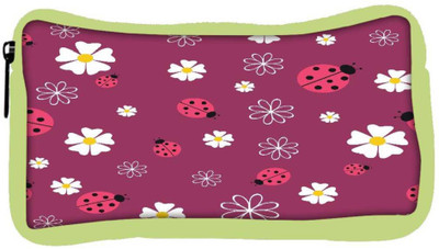 

Snoogg Eco Friendly Canvas Spring Seamless Pattern With Flowers And Ladybirds Student Pen Pencil Case Coin Purse Pouch Cosmetic Makeup Bag (GREEN) Pouch(Multicolor)
