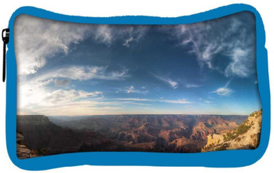 

Snoogg Eco Friendly Canvas Abstract Dried Mountains Designer Student Pen Pencil Case Coin Purse Pouch Cosmetic Makeup Bag (BLUE) Pouch(Multicolor)